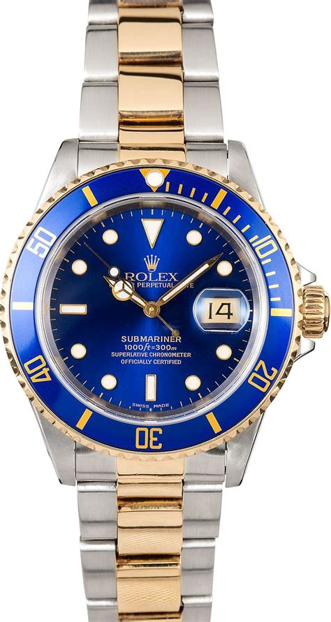 blue gold rolex submariner price|Meer.